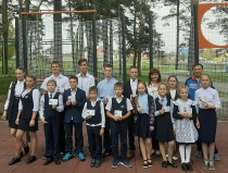 Школьникам Гурьевского района вручены знаки отличия ВФСК "ГТО" 