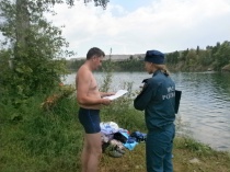 Месячник безопасности на водных объектах Гурьевского района.