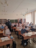 В Гурьевске рассказали школьникам как не попасть на уловки Интернет-мошенников
