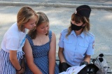 Гурьевские полицейские напомнили детям о безопасности на дорогах