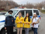 В Гурьевске сотрудники госавтоинспекции присоединились к акции «Георгиевская ленточка»