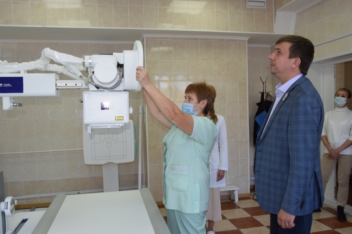 Современный рентгенологический комплекс начал работу в Гурьевской районной больнице