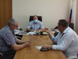 Члены общественного совета приняли участие в прямой линии, организованной в ОМВД России по Гурьевскому району