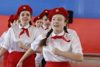 Более 130 школьников и студентов Гурьевского округа приняли участие в "Смотре строя и песни"